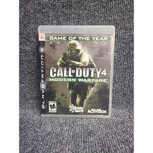 PS3 Call of Duty 4 Modern Warfare GOTY Edition PlayStation 3 Complete Tested